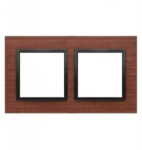 Kontakt-Simon Simon 54 Nature Double Frame, Wooden, Black Walnut