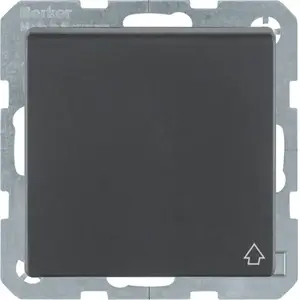Розетка Hager 47516086 типа F, 16А 250В, антрацит