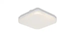 V-tac LED Ceiling Light Square Sensor 12W 1320lm 4000K IP20