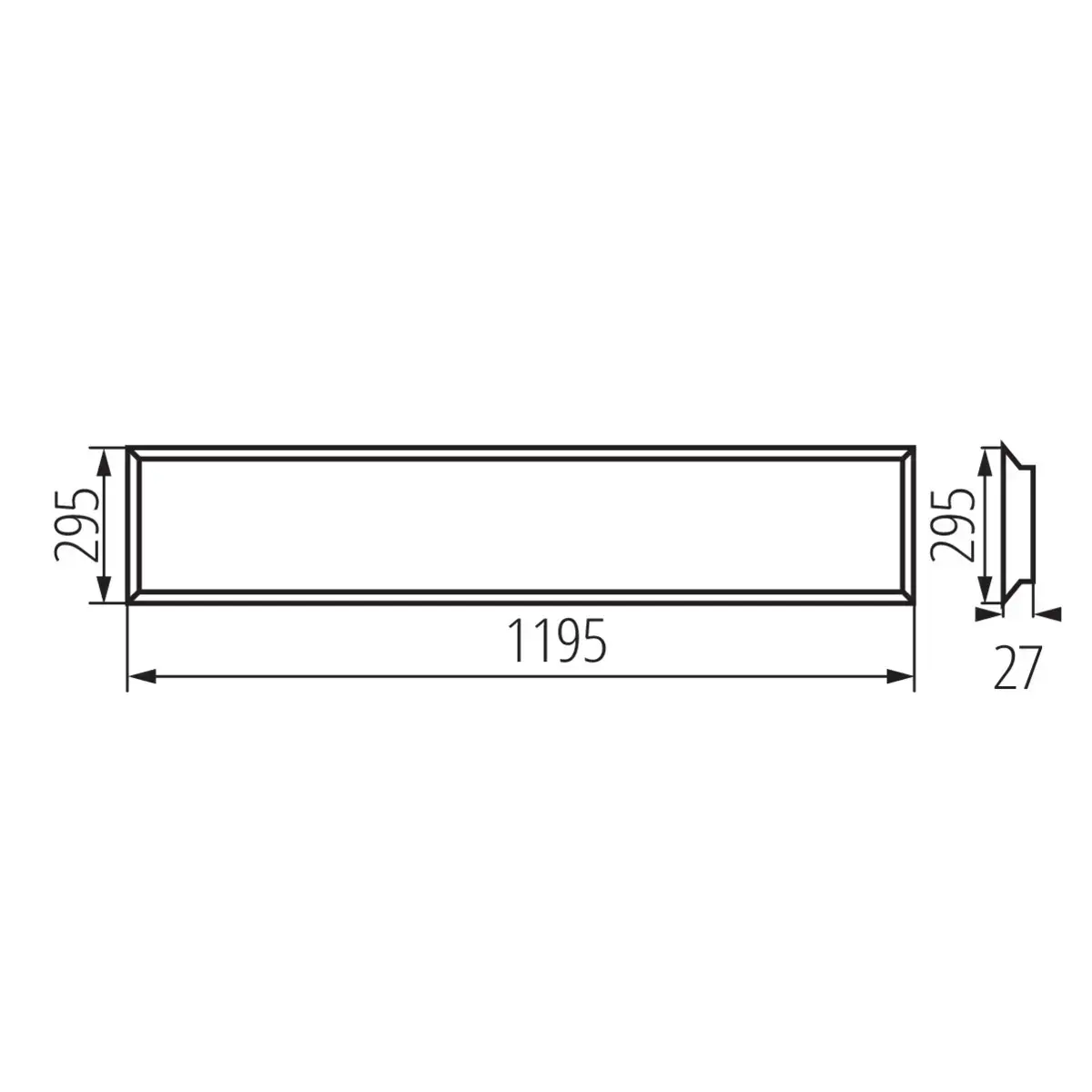 Kanlux BLINGO U34W LED griestu panelis Photo 4