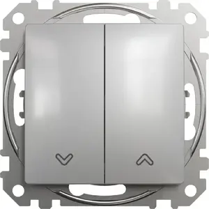 Schneider Electric Sedna Design Shutter Switch, Silver Aluminium