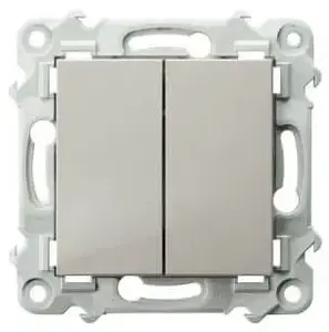 Ospel SZAFIR Double Intermediate Switch, Cashmere Beige, ŁP-19Z/m/83