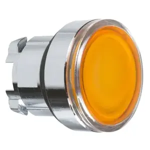 Schneider Electric ZB4BA58 Illuminated Push Button Head, 22mm, Orange