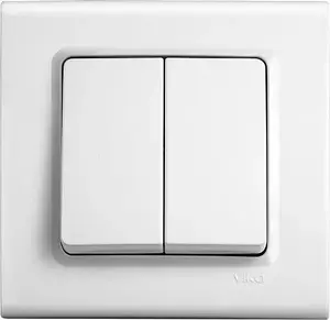 VIKO Linnera S Double Switch, White