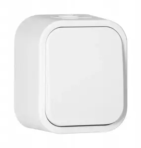 ORNO WNT-5B2 Surface-Mounted Staircase Switch, 10A, 250V, IP54, White