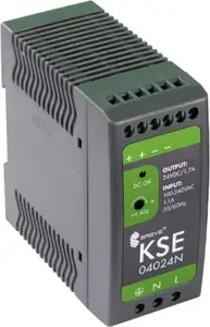 Импульсный блок питания BREVE KSE 04024 230/24В 40Вт 1.7А для установки на DIN-рейку