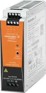 Weidmüller PRO MAX 120W 24V 5A DC Power Supply