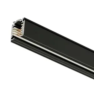 Philips RCS750 5C6 L2000 Lighting Track System, 3-Phase, 2000 mm, Black
