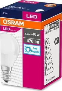 Ledvance VALUE LED P FR E14 4.9W 865 Non-dimmable Bulb