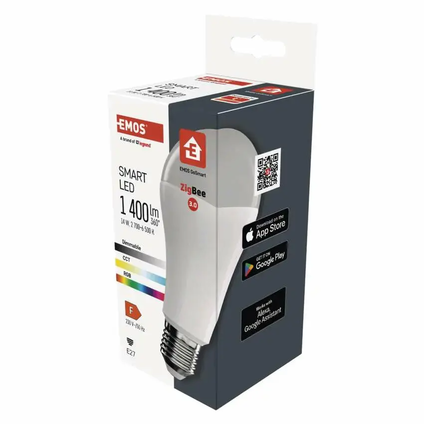 Умная LED лампа EMOS ZQZ516R E27 14 Вт ZigBee Photo 3