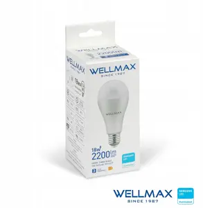 Wellmax LED Bulb E27 18W 2200lm 6500K Cold White Samsung Chip
