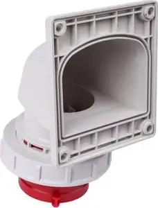 PCE 778152-6 Panel Mounted Phase Inverter Plug, 16A, 5-Pole, 400V, IP67