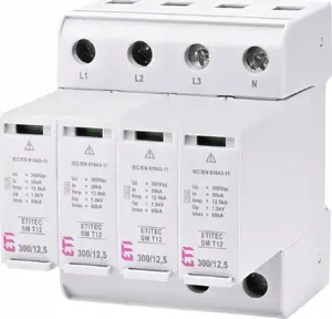 Устройство защиты от перенапряжений Eti-Polam ETITEC SM T12 300/12,5 4+0 тип 1 + 2