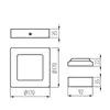 Kanlux KANTI V2LED 12W griestu gaismeklis Photo 5