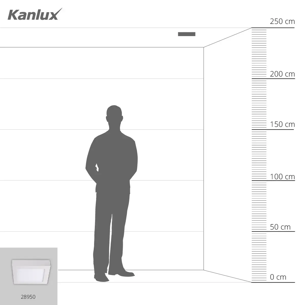 Kanlux KANTI V2LED 12W griestu gaismeklis Photo 6