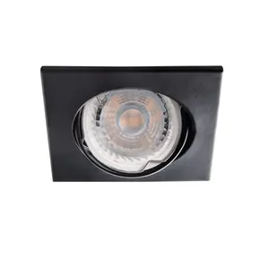 Kanlux ALOR DTL-B Ceiling Spotlight, GX5.3, Black, Steel, IP20