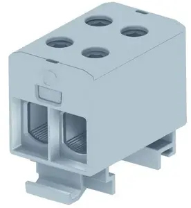 Клемма на DIN-рейку Simet T022050 4-проводная 1,5-50 мм2 Al/Cu серая