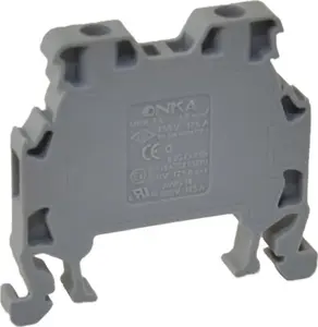 ONKA Elektrik MRK Universal Screw Terminal Block 1.5mm2 Grey