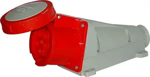 Tarel 050 Industrial Fixed Socket 63A 400V 5P IP67 with Screw Terminals