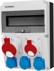 Doktorvolt JUN Construction Power Distribution Board 1x32A 1x16A 3x230V