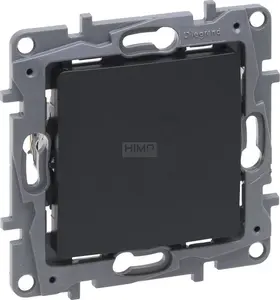 Legrand Niloe Selection Blanking Plate, Anthracite, 762245