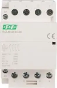 F&F Modular Contactor ST63-40-24ACDC, 4xNO Contacts, 63A, 24V DC, DIN Rail Mount