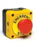 Promet P1EC400E40 Safety Foot Switch, Black and Yellow, 40mm Locking Mechanism