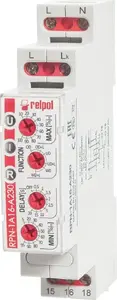 Relpol RPN-1A16-A230 1-Phase Monitoring Relay 230V AC 16A 1P 50/60Hz