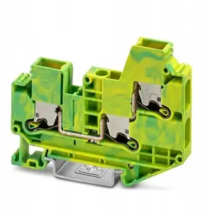Phoenix Contact XTV 6-TWIN-PE 3-Conductor Protective Conductor Terminal Block 6mm²
