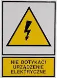 Ergom TZO Warning Sign, Do Not Touch Electrical Equipment, 148 x 210 mm, 10-Pack