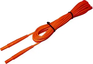 Sonel WAPRZ010REBB Test Lead, Red, Banana Plugs, 10m
