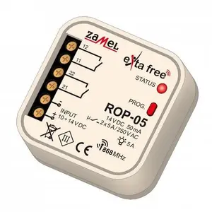 Zamel ROP-05 2-Channel Flush-Mounted Radio Receiver
