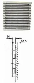 Ergom FWR 55 ventilatora filtrs