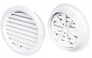 Ventika MW150KOR Adjustable Round Ventilation Grille with Flange 150mm