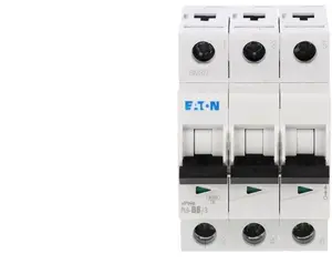 Eaton PL6-B6/3 automātiskais slēdzis, 3-polu, B raksturlīkne, 6A, 6kA