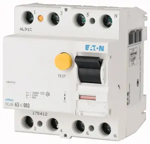 Дифференциальный выключатель Eaton FRCMM-40/4/003, 4 полюса, 40А, 30мА, тип AC