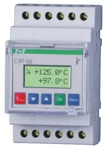 F&F CRT-06 Digital Temperature Regulator, 10-Function, -100 to +400°C, 2x16A