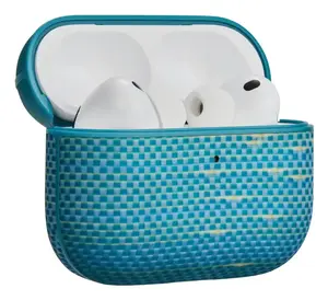 Pitaka APM2505 Protective Case for AirPods Pro 3, Aramid Fiber and Silicone, Blue