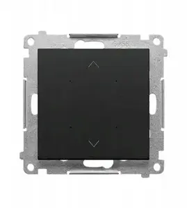 Kontakt-Simon Local Roller Blind Controller for Single Blind, Matte Black
