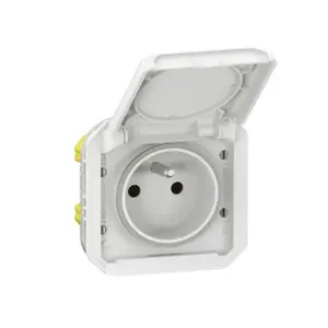 Розетка Legrand 069621L Plexo 2P+E 16А 250В белая