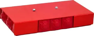 Огнестойкая распределительная коробка Simet PIP-2AN P3x3x4, E90, проходная, красная