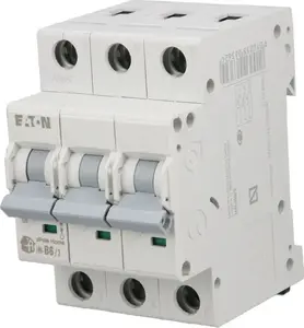 Автоматический выключатель Eaton xPole Home HN-B6/3, 3-полюсный, характеристика B, 6А, 6кА