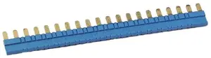 Finder 093.20 20-pole Jumper Link, 36A 250V, Blue, for A1 or A2 Terminals
