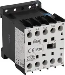 Контактор силовой Kanlux KCPM-12-230 12А 3-полюсный 230В AC 1НО