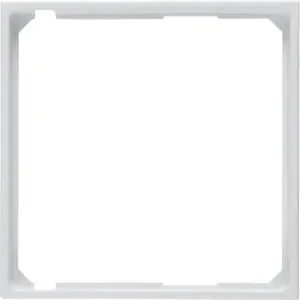 Hager 11098989 Separating Ring for Central Plate, White