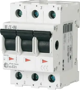 Модульный выключатель нагрузки Eaton HIS-63/3, 63А, 3-полюсный