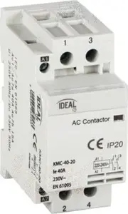 Kanlux KMC-40-20 Modular Contactor 40A 2NO 230V AC