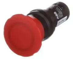 ABB CE4P-10R-02 Mushroom Emergency Stop Pushbutton 40mm 2NC 24-300V Red