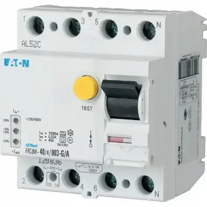 Дифференциальный выключатель EATON FRCDM-80/4/03-G/A 4P 80A 300мА тип G/A