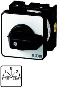 Кулачковый переключатель Eaton T0-2-8177/E, 1-полюсный, 20А, START-1-0-2-START с самовозвратом